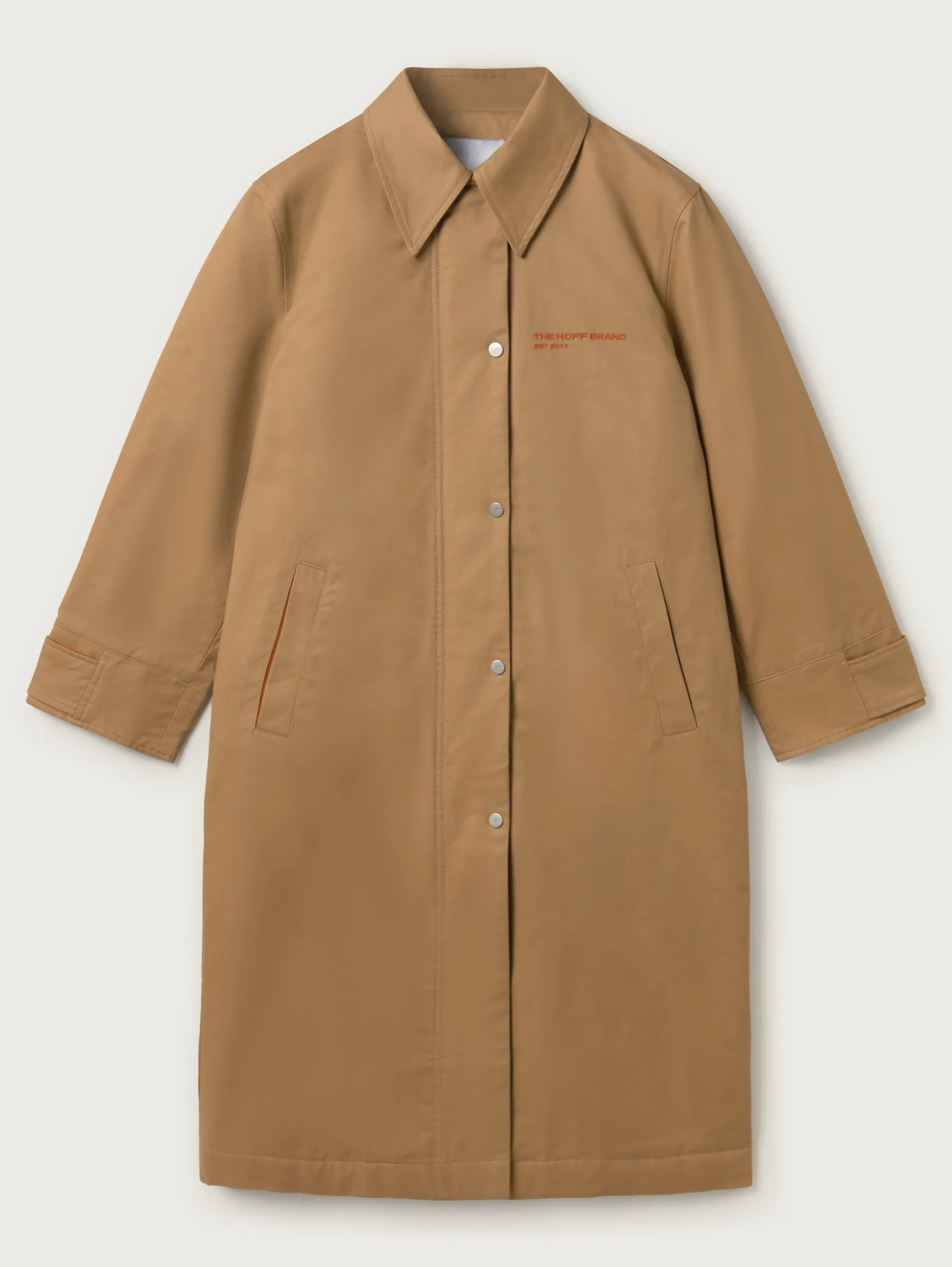 BEIGE POPPY TRENCH COAT
