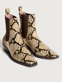 COWBOY ANKLE BOOT RODEO BEIGE