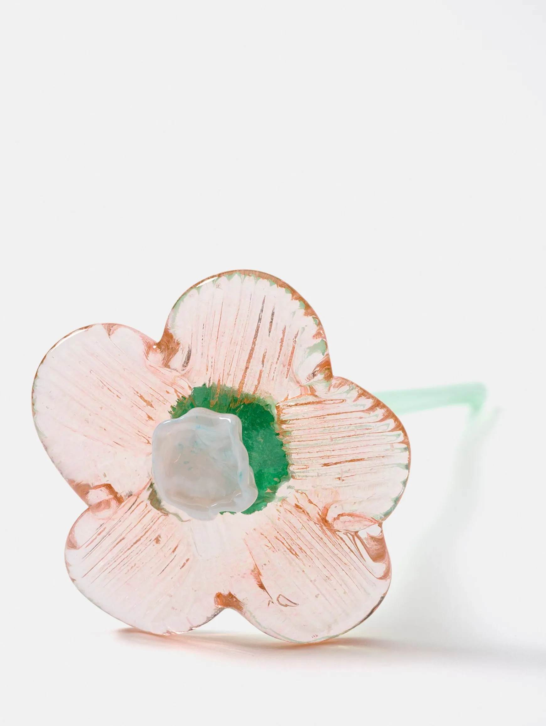 MOUTHBLOWN CRYSTAL FLOWER CREAM